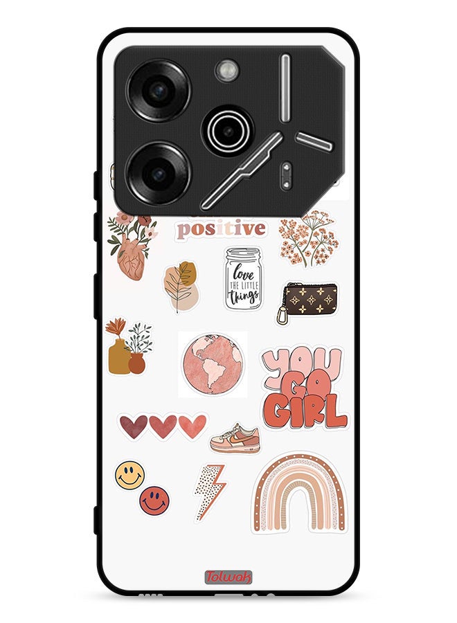 Tolwak Tecno Pova 6 Pro 5G Protective Case Cover You Go Girl - Image 1