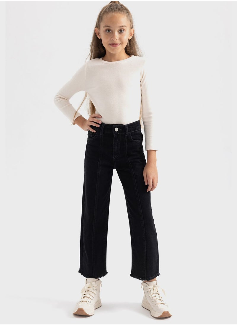DeFacto - Kids Straight Fit Jeans - Image 1