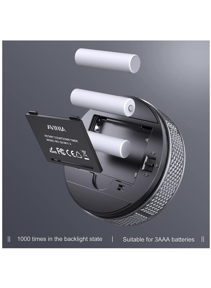 Digital Kitchen Timers, Visual timers Large LED Display Magnetic Countdown Countup Timer for Classroom Cooking Fitness Baking Studying Teaching, Easy for Kids and Seniors - Image 4