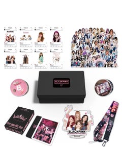 EHOME Blackpink Gift Box Set With Lomo Cards, Acrylic Stand, Hand Account Tape, Lanyard, Stickers, Photo Card  - Image 1