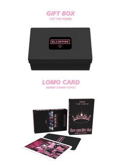 EHOME Blackpink Gift Box Set With Lomo Cards, Acrylic Stand, Hand Account Tape, Lanyard, Stickers, Photo Card  - Image 2