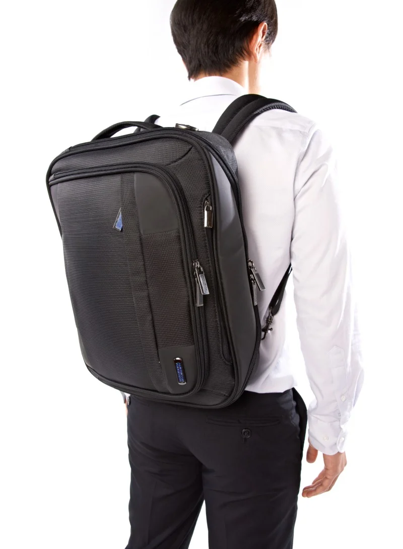 امريكان توريستر حقيبة ترولي بعجلات 3Way من American Tourister - أسود - ضمان عالمي 3 سنوات