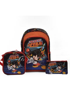 Disney Disney Mickey Mouse Space Patrol Value Back pack 3in1 Set 18"  - Image 1