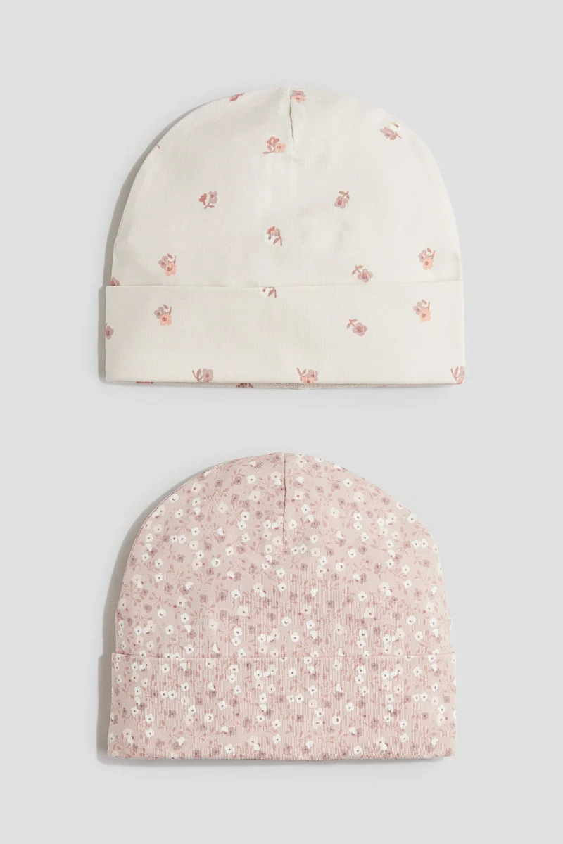 H&M 2-pack ribbed beanies
