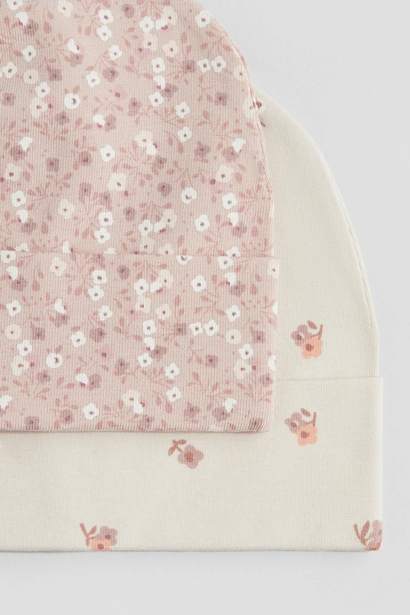 H&M 2-pack ribbed beanies