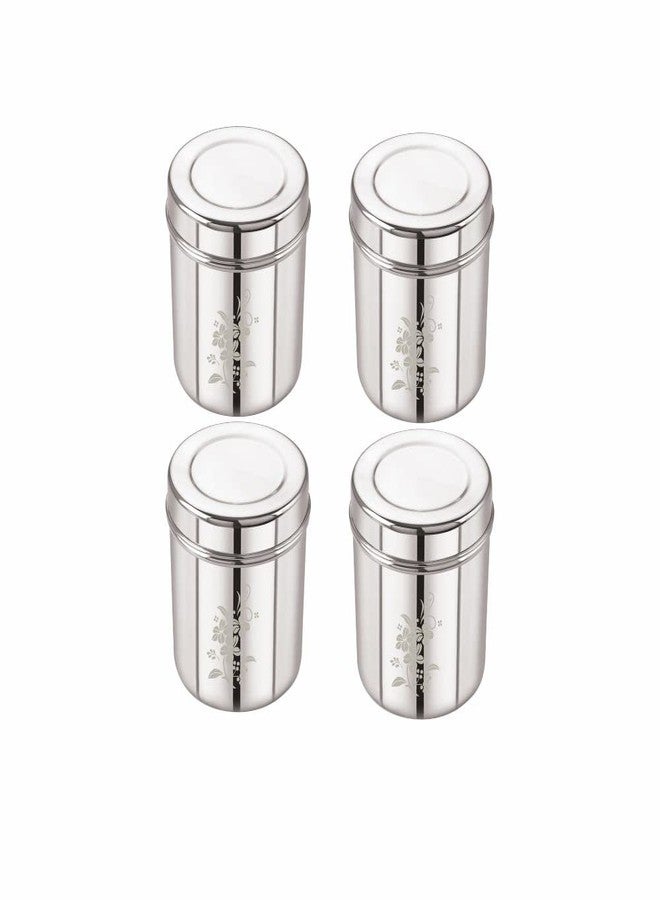 Neelam Stainless Steel 11 (22G) Lazer Etching Deep Dabba, 1400 ml, Silver – Durable & Elegant Storage Container with Flower Printed, Ideal for Storing Food, Perfect for Daily Uses - Image 2
