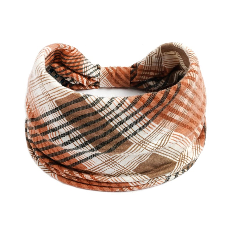 K-Elewon 3 Pack Women Wide Elastic Head Wrap Headband Sports yoga Hair Band (3 Pack(A08)) - Image 4