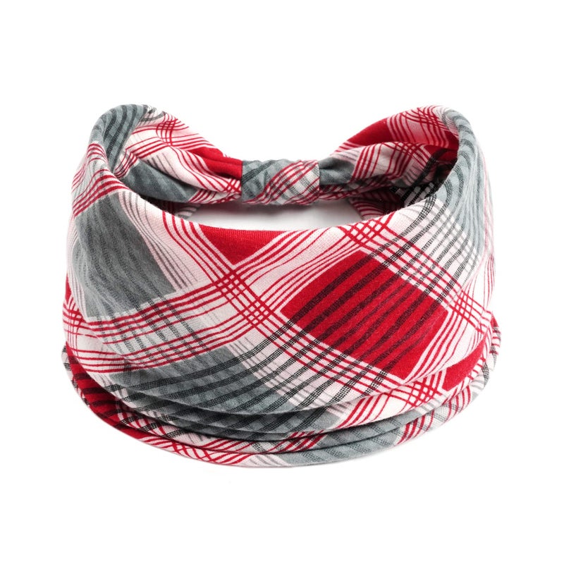 K-Elewon 3 Pack Women Wide Elastic Head Wrap Headband Sports yoga Hair Band (3 Pack(A08)) - Image 2