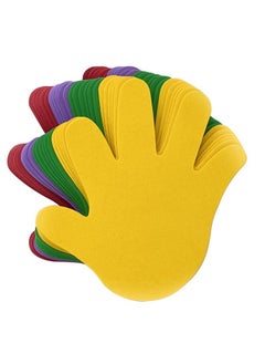 AoneFun Foam Handprint Cut Outs Hand Cutouts Hand Decoration Bulletin Board Cut Outs Hand Prints Classroom Decor Hand Decorations Cutouts For Classroom Decoration 6" Medium Large Die Cut Shapes 24 Pcs  - Image 1