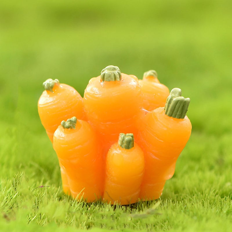 1 Set/6pcs Bunny Series Figurines Landscape Ornaments Miniature Bonsai Decor - Image 4