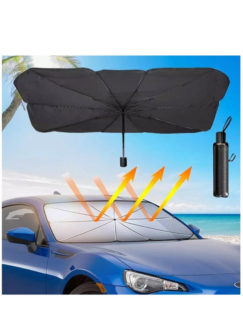 ELTRAZONE Foldable Car Sunshade Umbrella UV Windshield Cover Heat Insulation Sun Blind Auto Protection Accessories - Image 1
