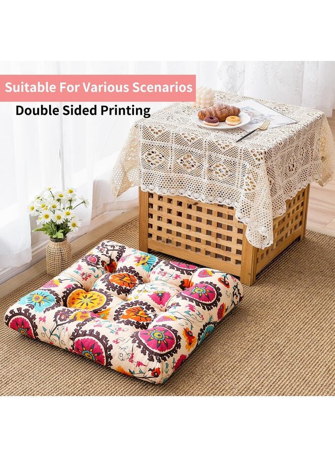Bohemian Soft Chair Pad Garden Patio Home Kitchen Office Seat Cushion Diameter 22" - Image 4