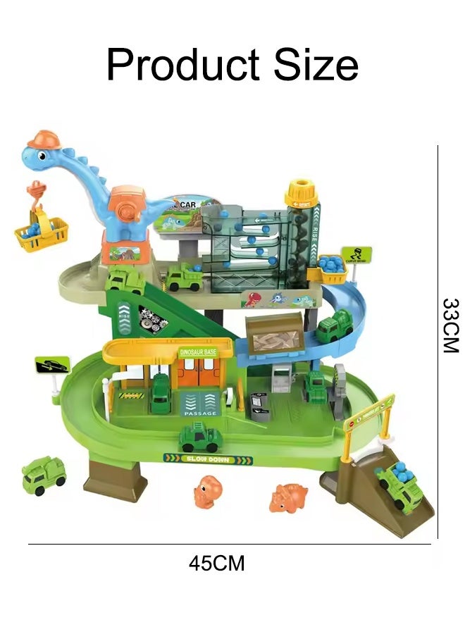 ألعاب مغامرة السيارة مجموعة لعبة سباق سباق لعبة السباق ألعاب مسار سباق الأطفال لغز سيارة السكك الحديدية  سباق لعبة الطريق المنحدر السباق ألعاب تعليمية ما قبل المدرسة للأطفال الصغار ألعاب مسار سباق الأطفال لمدة 3 4 5 6 7 7 سنوات بويز فتيات - Image 2