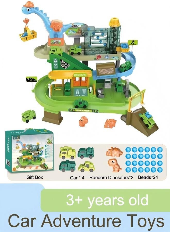 ألعاب مغامرة السيارة مجموعة لعبة سباق سباق لعبة السباق ألعاب مسار سباق الأطفال لغز سيارة السكك الحديدية  سباق لعبة الطريق المنحدر السباق ألعاب تعليمية ما قبل المدرسة للأطفال الصغار ألعاب مسار سباق الأطفال لمدة 3 4 5 6 7 7 سنوات بويز فتيات - Image 1