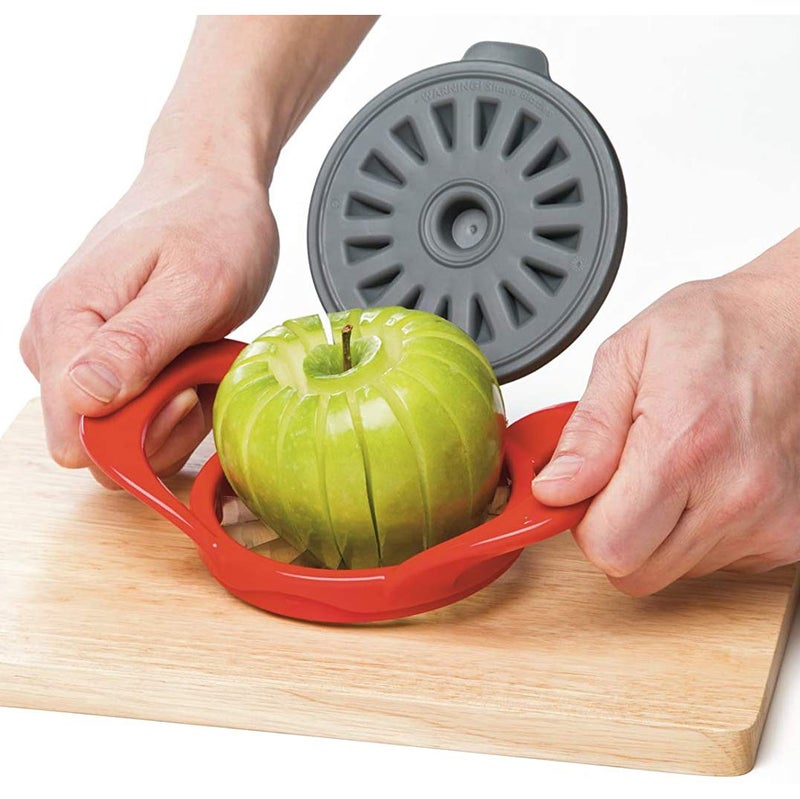Progressive International PrepWorks by Progressive Dishwasher Safe 16-Slice Thin Apple Slicer and Corer with Attached Safety Cover  - Image 5