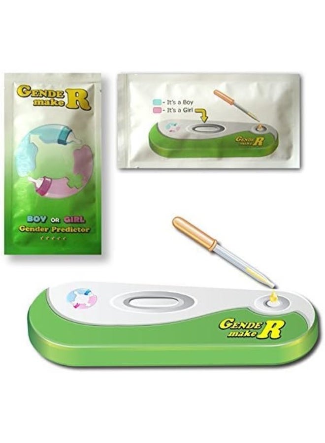جيندر ميكر مجموعة اختبار توقع الجنس من قبل GENDERmaker - فتى أو فتاة في المنزل اختبار جنس الحمل المبكر | اختبار توقع جنس الطفل - Image 3