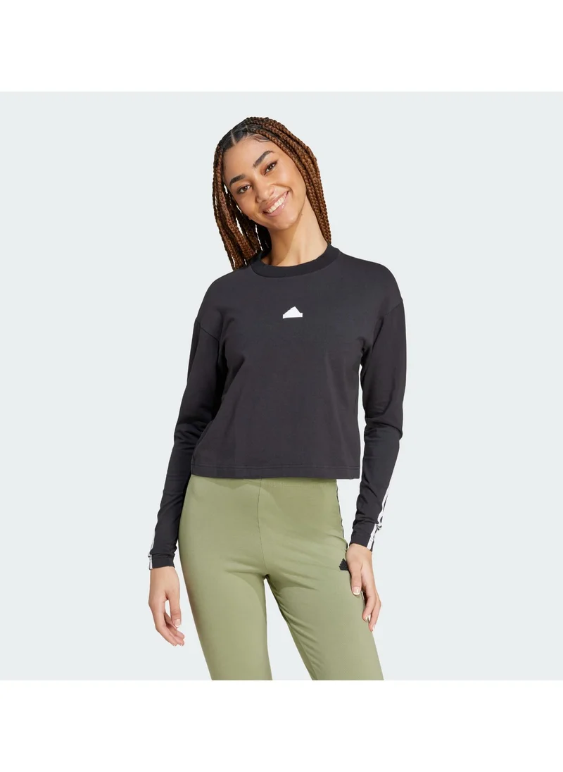Adidas Future Icon 3 Stripe T-Shirt