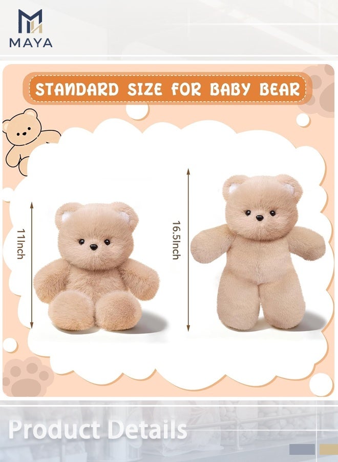 Maya Running Plush Teddy Bear, 16.5" Tall Bunny Fur Stuffed Animal Party Gifts Plush Toys Swinging makes it run - Image 2