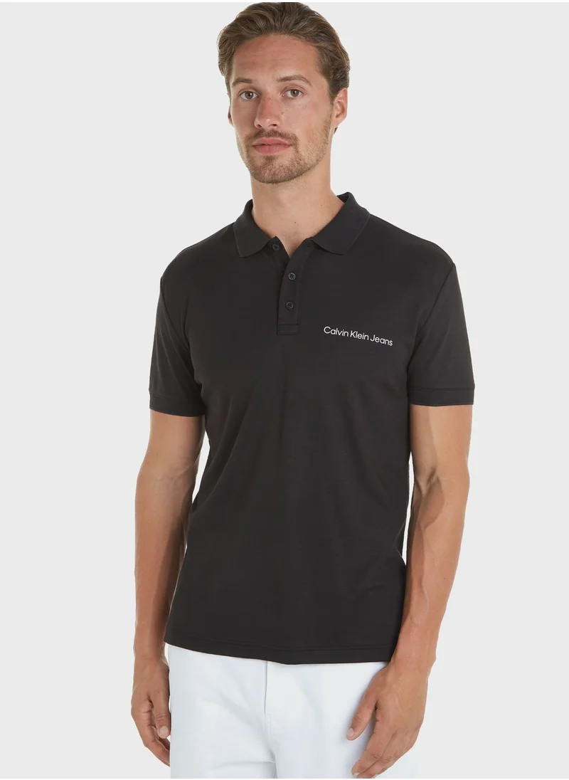 Calvin Klein Jeans Logo Polo