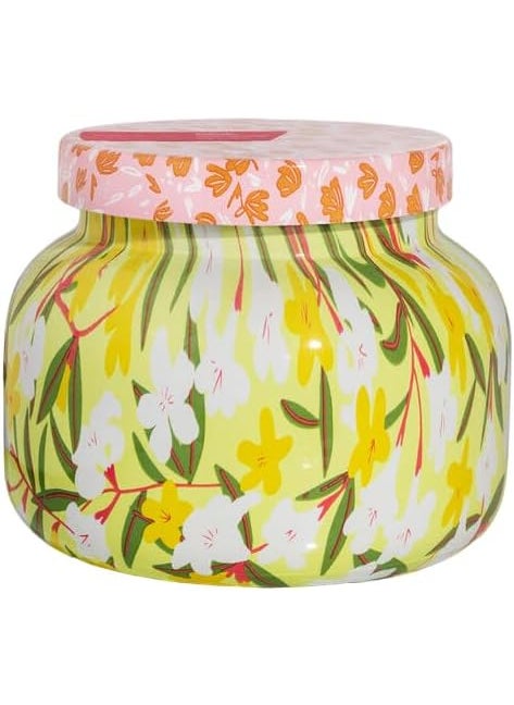 Capri Blue Capri Blue Candle - Pattern Play Signature Glass Jar Candle - Luxury Soy Wax Blend - Home Decor & Gifts for Women (Aloha Orchid, 19 oz) 