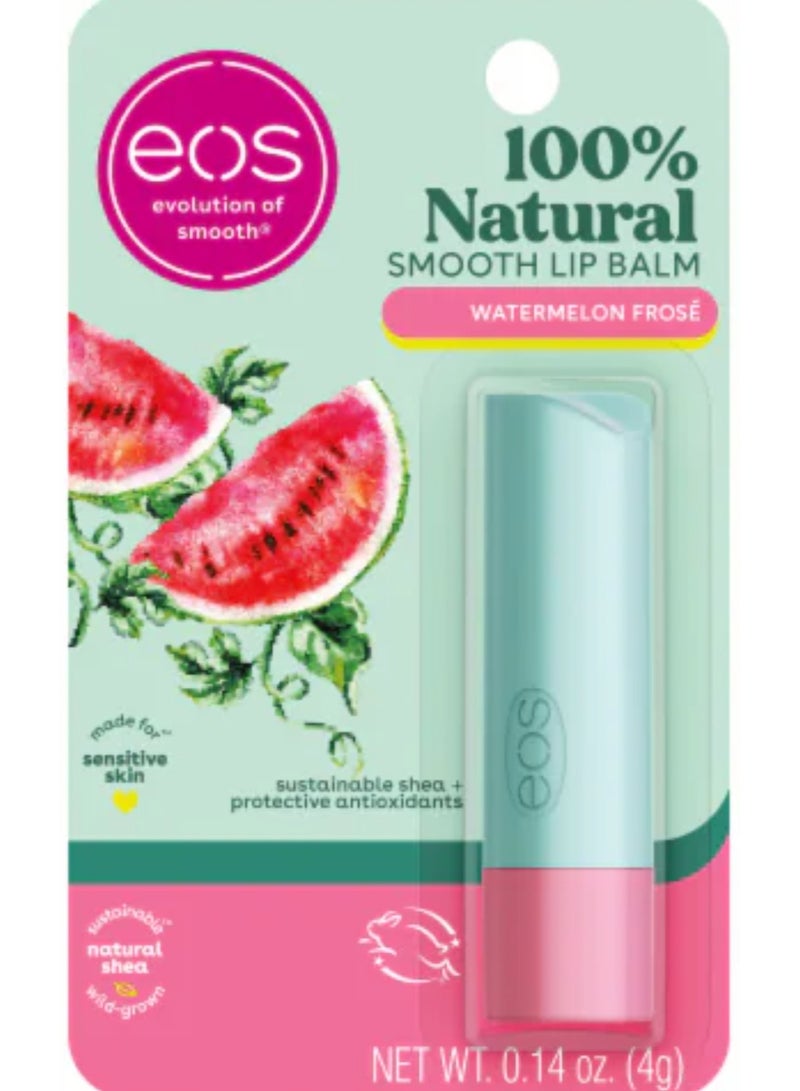 EOS 100% Natural Lip Balm Watermelon Frosé Dermatologist Recommended For Sensitive Skin Allday Moisture Lip Care 4G - Image 2
