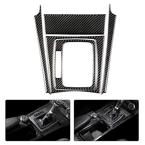 Suuonee Gear Shift Panel Cover Fit for Benz W24 C Class 27-213 Left Hand Drive Carbon Fiber Gear Shift Panel Trim - Image 4