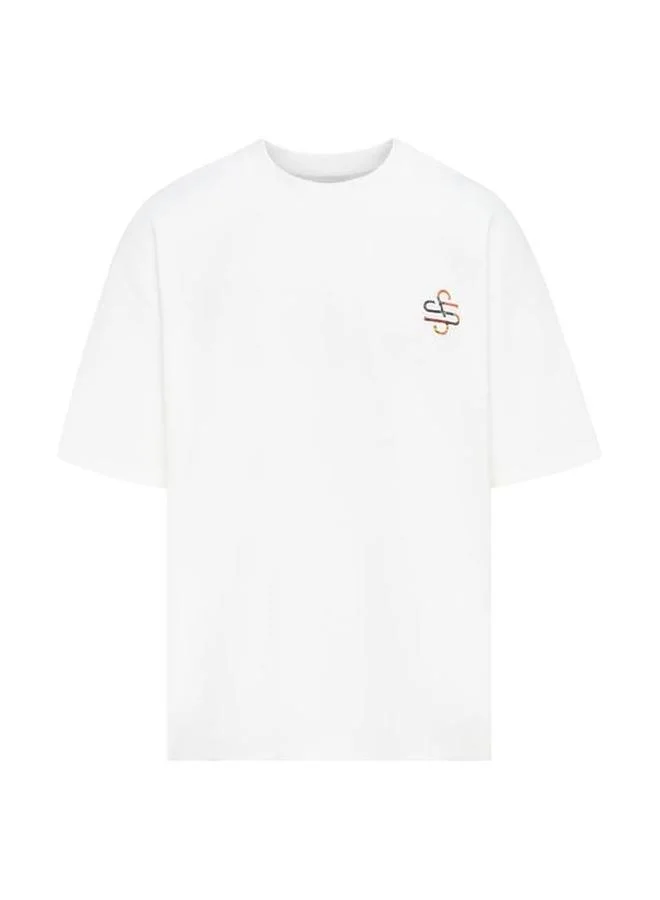 Selene Unisex - Embroidered Logo Oversized T-Shirt