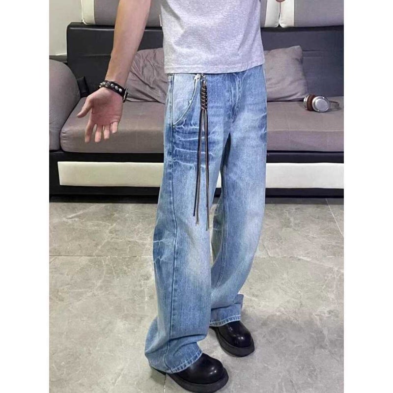 Unisex Casual Daily Denim Jeans - Image 2