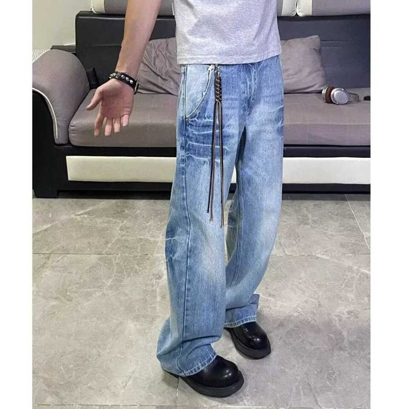 Unisex Casual Daily Denim Jeans - Image 3