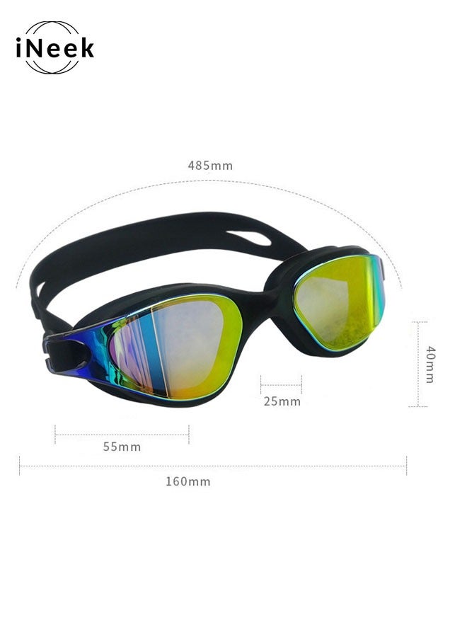 iNeek Hd Adult Universal Electroplating Swimming Goggles Woman/Man Anti-Fog Goggles - Image 2