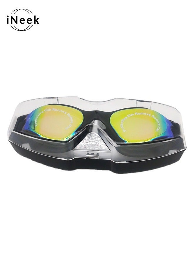 iNeek Hd Adult Universal Electroplating Swimming Goggles Woman/Man Anti-Fog Goggles - Image 3