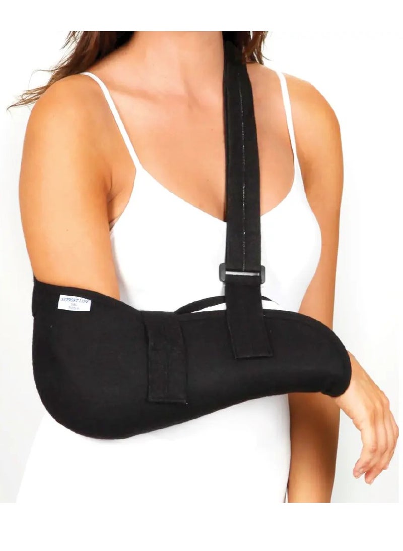 AID PLUS حمالة ذراع (لوكس) كبيرة - دعم ممتاز لإصابات الذراع والراحة - رقم المنتج: 60068