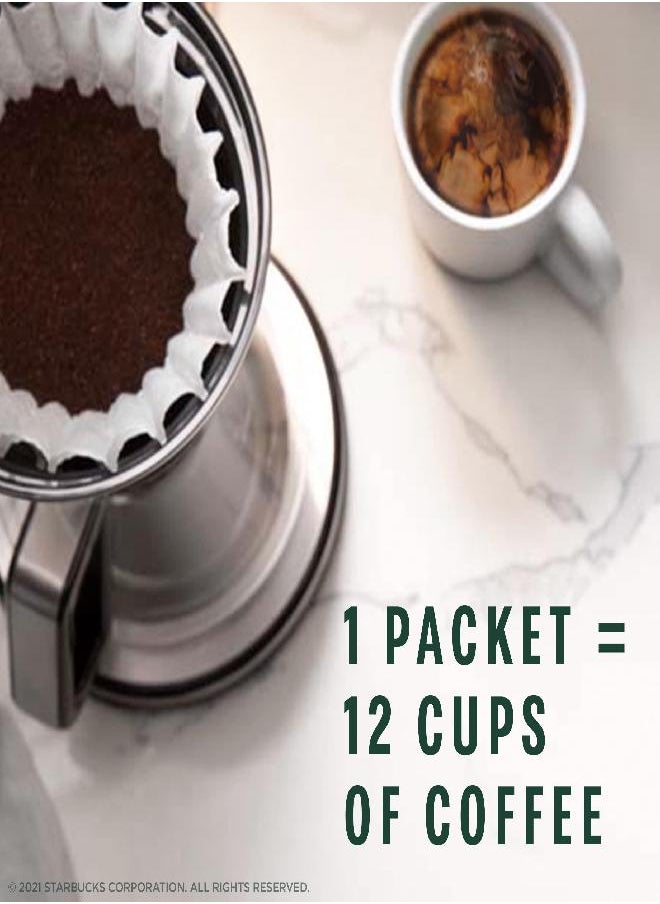 Starbucks - Starbucks Ground Coffee Variety Pack-Dark, Medium, Starbucks Blonde Roast-100% Arabica-10 Packets (2.5 oz each) - Image 1