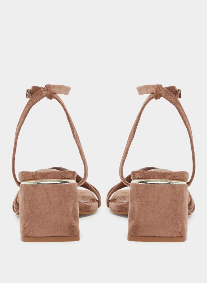 ستايلي صندل بكعب سميك وأربطة - Image 5