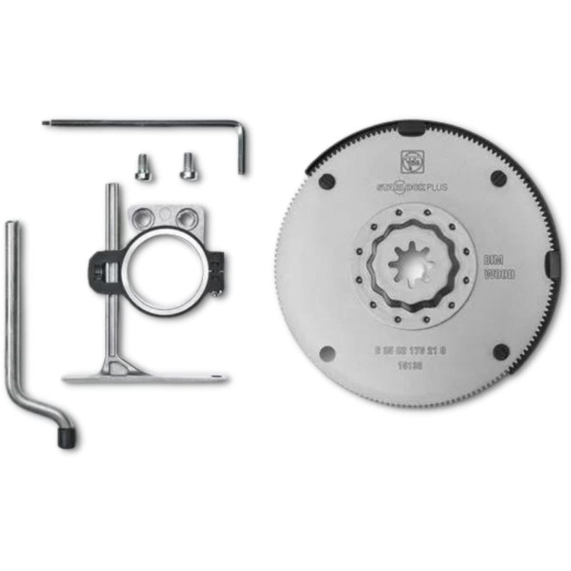 Fein Starlock Plus High Speed Steel Bimetal Oscillating Saw Blade Set - ""Mini"" Circular Shape For Laminate And Wood Paneling - Fits Most Multitools - 35222952010 - Image 1