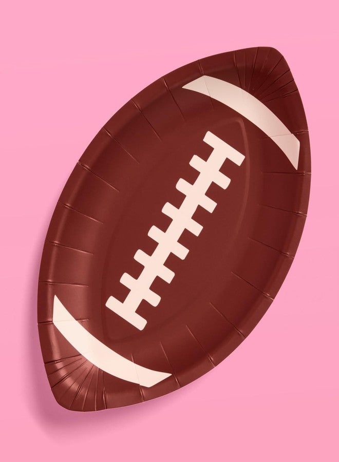 xo, Fetti Touchdown Plates - 32 pcs | Football Birthday Decorations, Varsity Party Setting, Tailgate Tablescape, Homecoming Game Day Supplies - Image 4