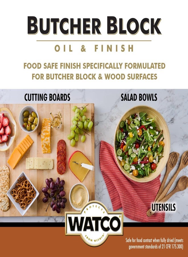 Watco 241758 Butcher Block Oil & Finish, 16 oz, Clear - Image 4