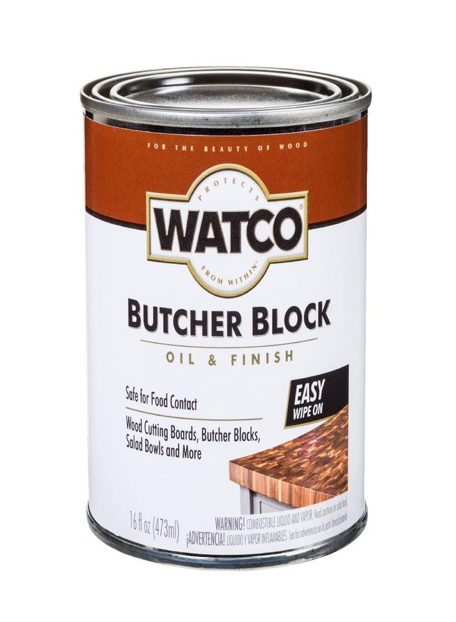 Watco 241758 Butcher Block Oil & Finish, 16 oz, Clear - Image 1