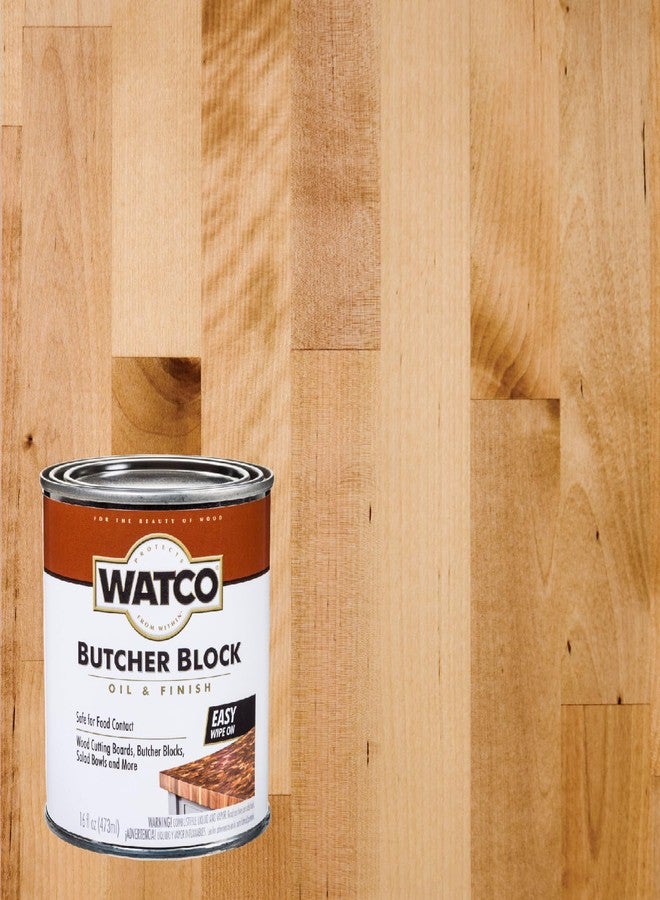 Watco 241758 Butcher Block Oil & Finish, 16 oz, Clear - Image 2