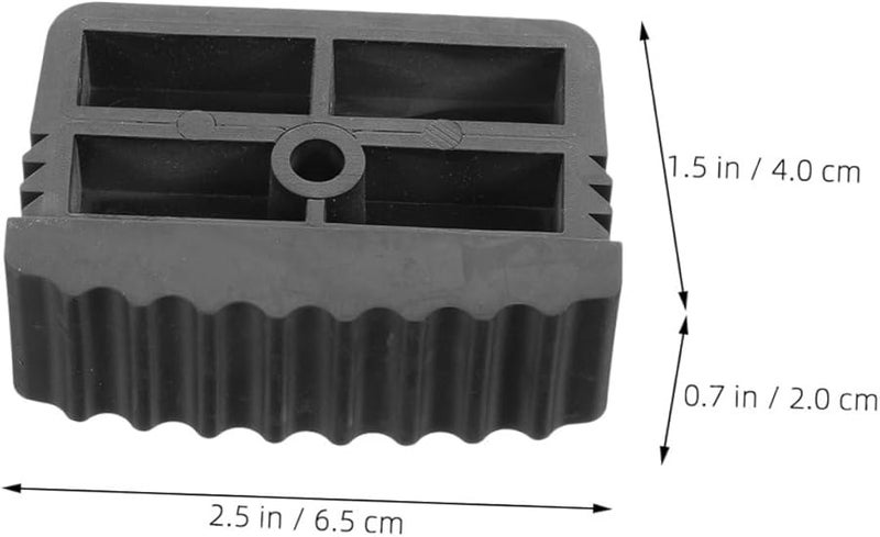 2Pcs Ladder Feet Pads Slip Resistant Rubber Caps for Enhanced Stability and Safety on Smooth Floors - Image 2
