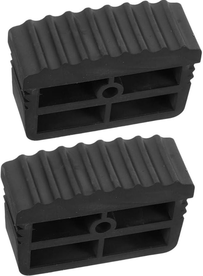 2Pcs Ladder Feet Pads Slip Resistant Rubber Caps for Enhanced Stability and Safety on Smooth Floors - Image 1