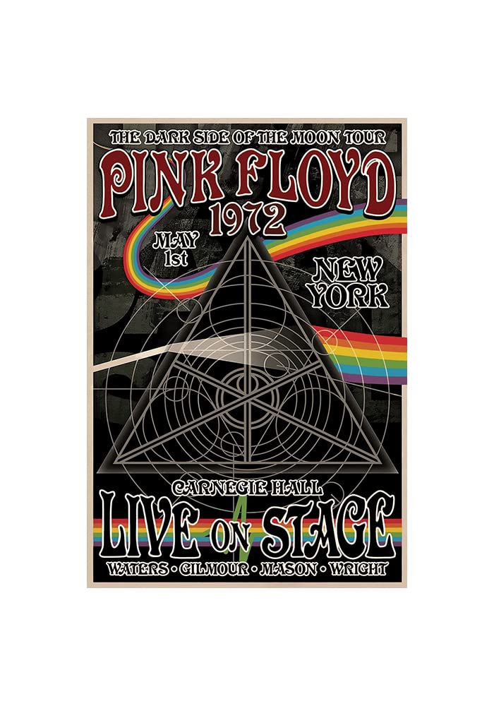 HOME TROVE  Pink Floyd Poster Music Album Posters Aesthetics Room HD Print Canvas Wall Art Home Decor 16x24 inch Unframed… - Image 5