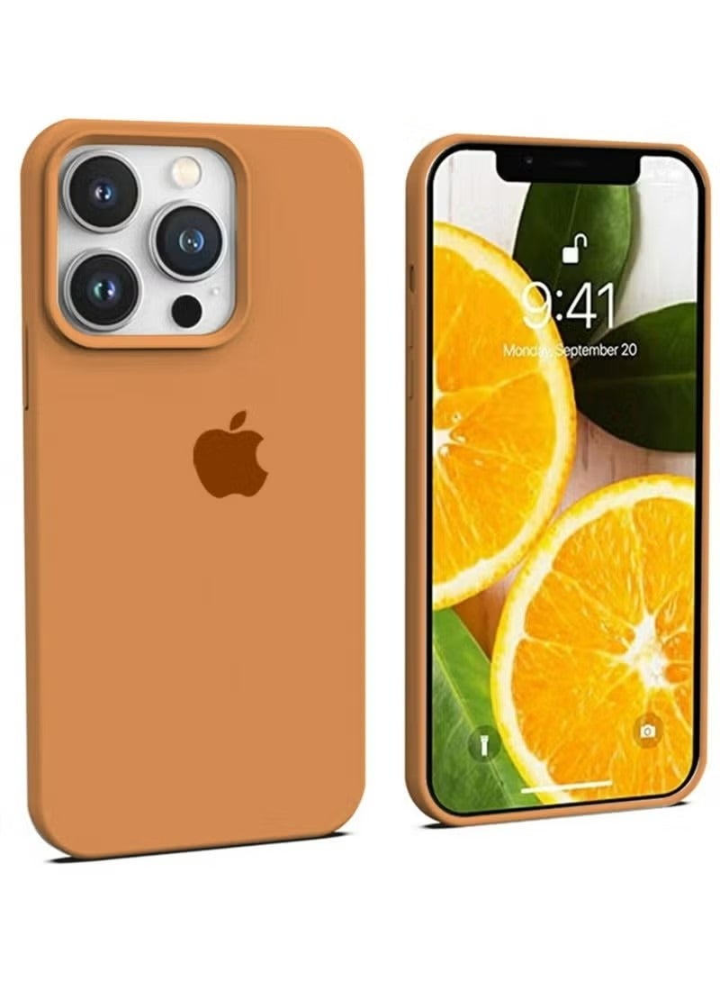 TEAM LUXURY غطاء هاتف آيفون 13 برو ماكس مع حماية سيليكون سائل ناعم مضاد للخدش ومضاد للصدمات، غطاء خلفي رفيع واقي مع شعور مريح عند الإمساك ومضاد لبصمات الأصابع - Image 1