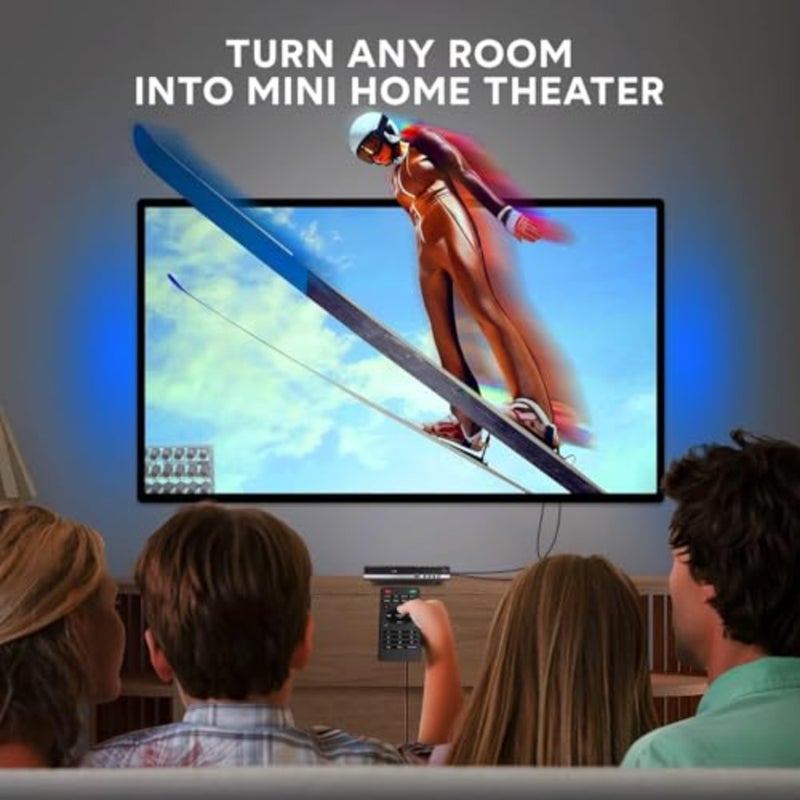 HD DVD Player for TV CD Player for Home HDMI and RCA Cables Remote Control USB Input 1080p All Region Free Breakpoint Memory Support TV Monitor and Projector - Image 2