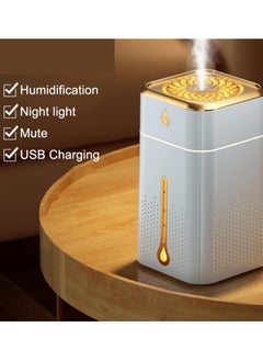 Generic Cool Mist Humidifier for Large Room, Bedroom Humidifier with Night Lights, Auto Shut-Off, Ultra Quiet for Kids Room, USB Powered, No Plug (1000ML White)  - Image 4