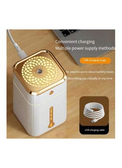 Generic Cool Mist Humidifier for Large Room, Bedroom Humidifier with Night Lights, Auto Shut-Off, Ultra Quiet for Kids Room, USB Powered, No Plug (1000ML White)  - Image 2
