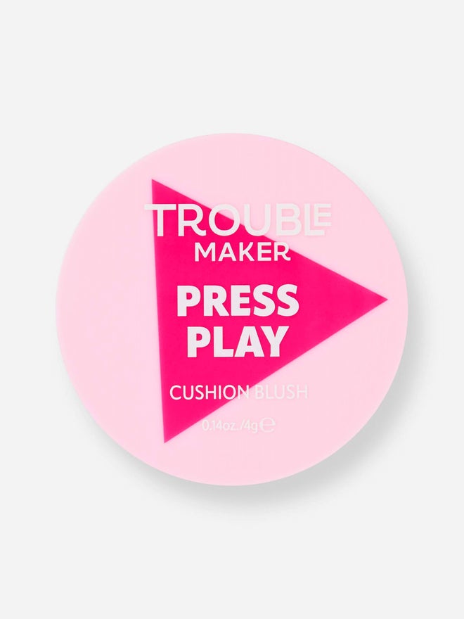 Trouble Maker Press Play Blush Cushion On Repeat Rosie Pink - Image 2