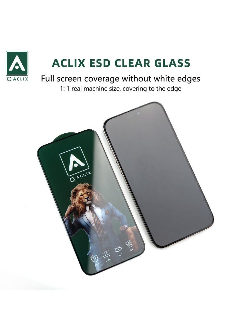 ACLIX 3D Curved Tempered Glass Screen Protector With For Galaxy S10 Plus 5G Clear/Black - Image 3