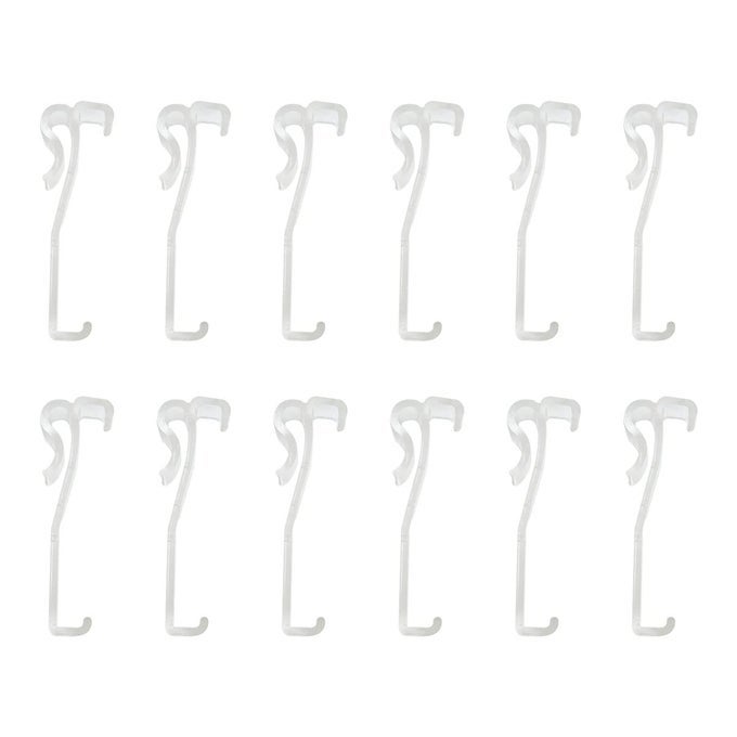 12 PCS 25 INCH VALANCE CLIPS FOR BLINDS HIDDEN BLIND CLIPS HIDDEN CHANNEL VALANCE CLIPS HIDDEN BLIND CLIPS MINI BLIND VALANCE CLIPS HIDDEN VALANCE CLIPS CLEAR BLIND VALANCE CLIPS BLIND CLIPS