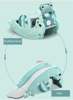 JSAITOYS 3 in 1 Multifunctional Indoor Baby Rocking Horse Chair Slide for Kids  - Image 2
